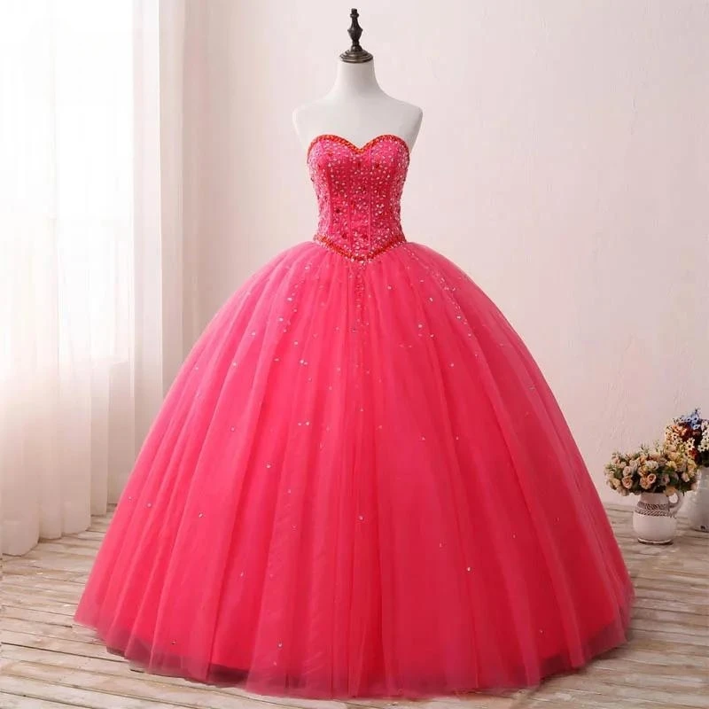 Customized Evening Dress hot pink Beads Strapless Lace up Princess Floor Length Plus size Woman Party Gowns Vestidos De Novia
Customized Evening Dress hot pink Beads Strapless Lace up Princess Floor Length Plus size Woman Party Gowns Vestidos De Novia