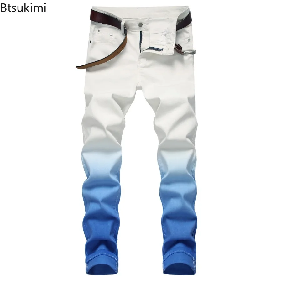 New Men's Cotton Jeans Fashion Color Blocking Design Street Style Slim Small Feet Pants 2025 Men Casual Hip Hop Denim Trousers
New Men's Cotton Jeans Fashion Color Blocking Design Street Style Slim Small Feet Pants 2025 Men Casual Hip Hop Denim Trousers