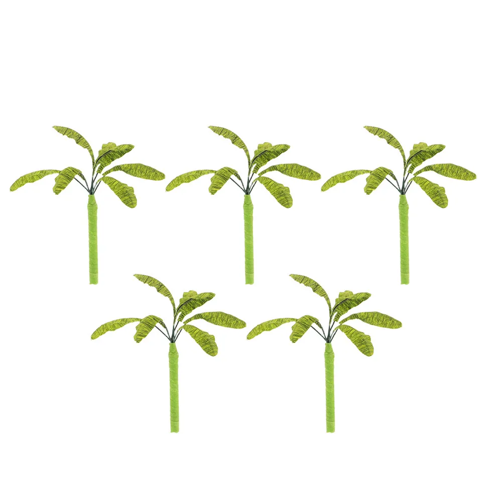 5Pcs Unique Banana Shape Miniature Trees Handmade Precision Realistic Fake Greenery for Sand Table Models Micro Landscape
5Pcs Unique Banana Shape Miniature Trees Handmade Precision Realistic Fake Greenery for Sand Table Models Micro Landscape