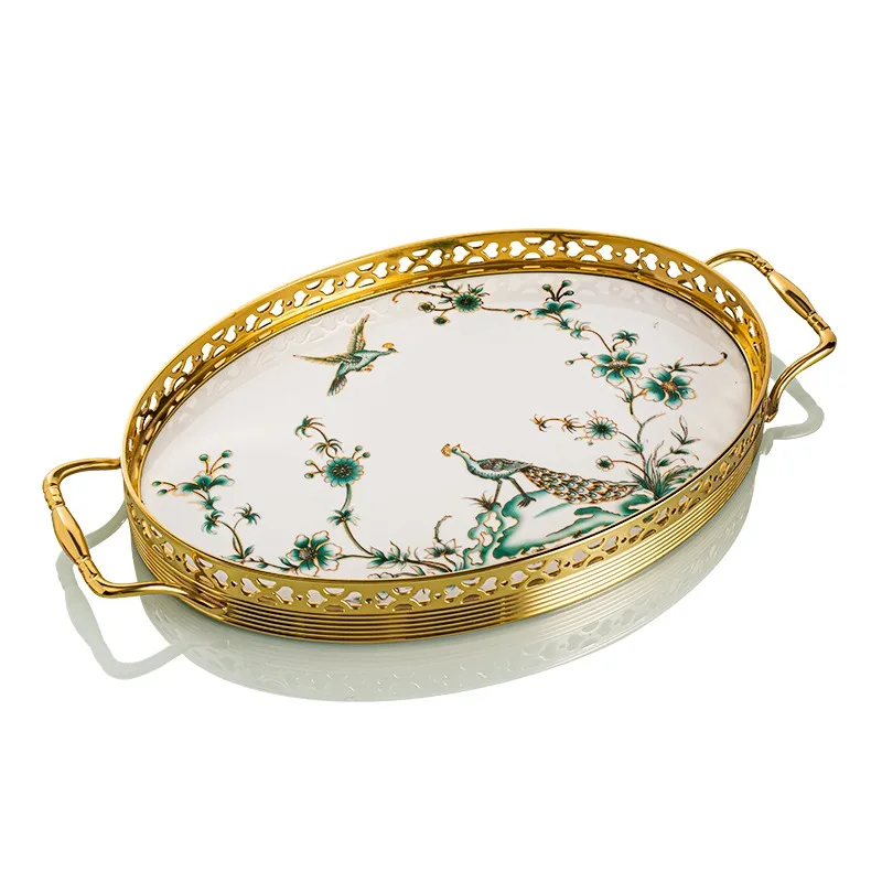Elegant Design Plates Shaped Desktop Storage Organization Plates Luxury Interior Bandejas Decorativas Para Centro De Mesa Decor
Elegant Design Plates Shaped Desktop Storage Organization Plates Luxury Interior Bandejas Decorativas Para Centro De Mesa Decor