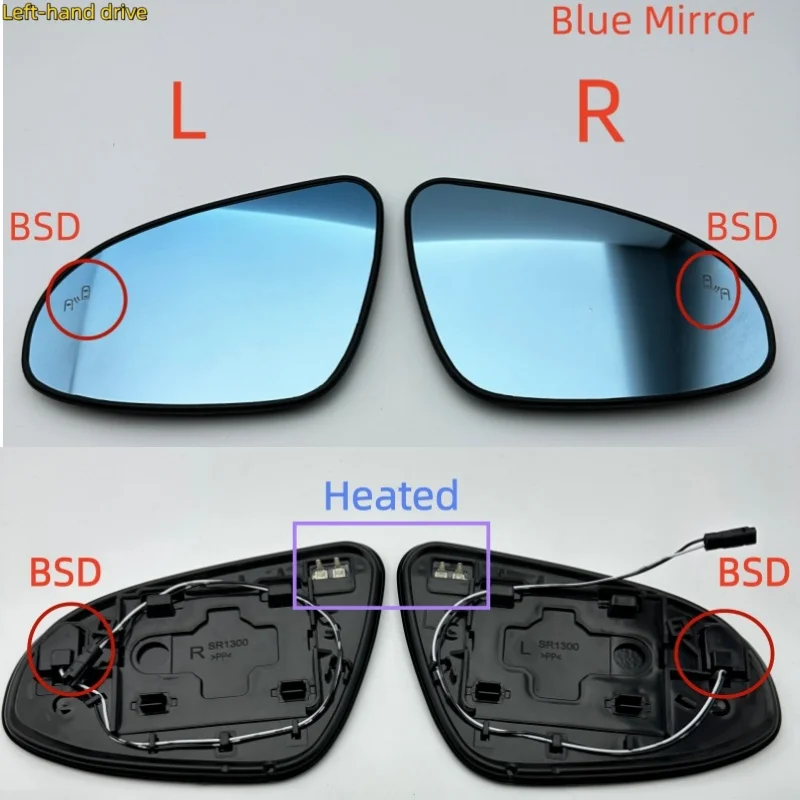 2012~ 2017 For Toyota Camry Wide Angle Mirror Rearview Mirror white Lens Heated Waterproof Blind Spot Large Vision Blue Mirror
2012~ 2017 For Toyota Camry Wide Angle Mirror Rearview Mirror white Lens Heated Waterproof Blind Spot Large Vision Blue Mirror
