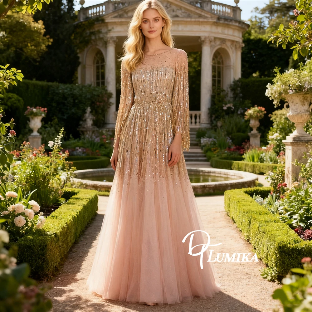 DTLumika Sequined Beading Formal Dress A Line Long Mesh Maxi Gown for Formal Occasion Womens Full Sleeved Party Evening Dress
DTLumika Sequined Beading Formal Dress A Line Long Mesh Maxi Gown for Formal Occasion Womens Full Sleeved Party Evening Dress