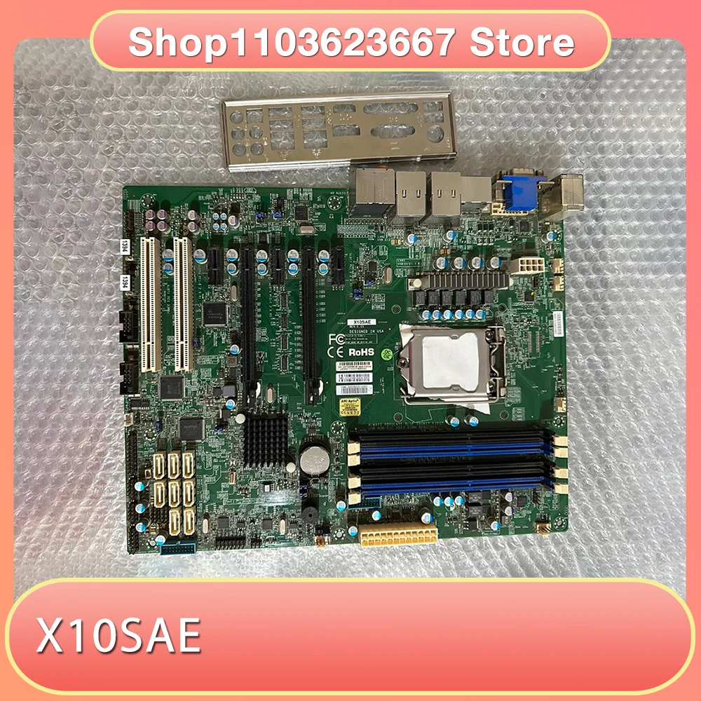 Серверная материнская плата рабочей станции, два гигабитных порта Ethernet, 11-контактная поддержка E3-1230V3 X10SAE
Серверная материнская плата рабочей станции, два гигабитных порта Ethernet, 11-контактная поддержка E3-1230V3 X10SAE