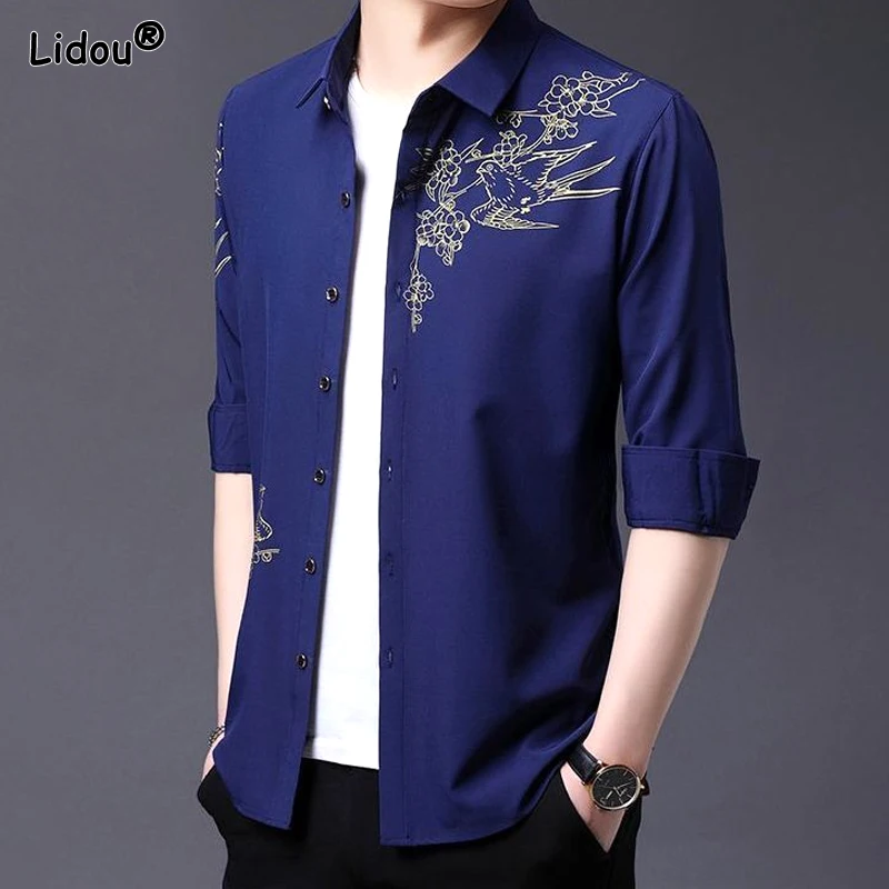 2023 Spring and Autumn Fashion High End Wrinkle Resistant and Non Ironing Flip Collar Print Casual Loose Oversized Men's Shirt
2023 Spring and Autumn Fashion High End Wrinkle Resistant and Non Ironing Flip Collar Print Casual Loose Oversized Men's Shirt