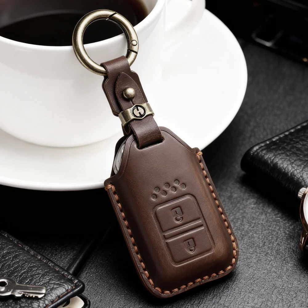Leather Car Remote Key Case Cover For Honda Fit GP5 Shuttle Gp8 JADE VEZEL City Civic Jazz BRV Accessories Key FOB Bag Keychain
Leather Car Remote Key Case Cover For Honda Fit GP5 Shuttle Gp8 JADE VEZEL City Civic Jazz BRV Accessories Key FOB Bag Keychain