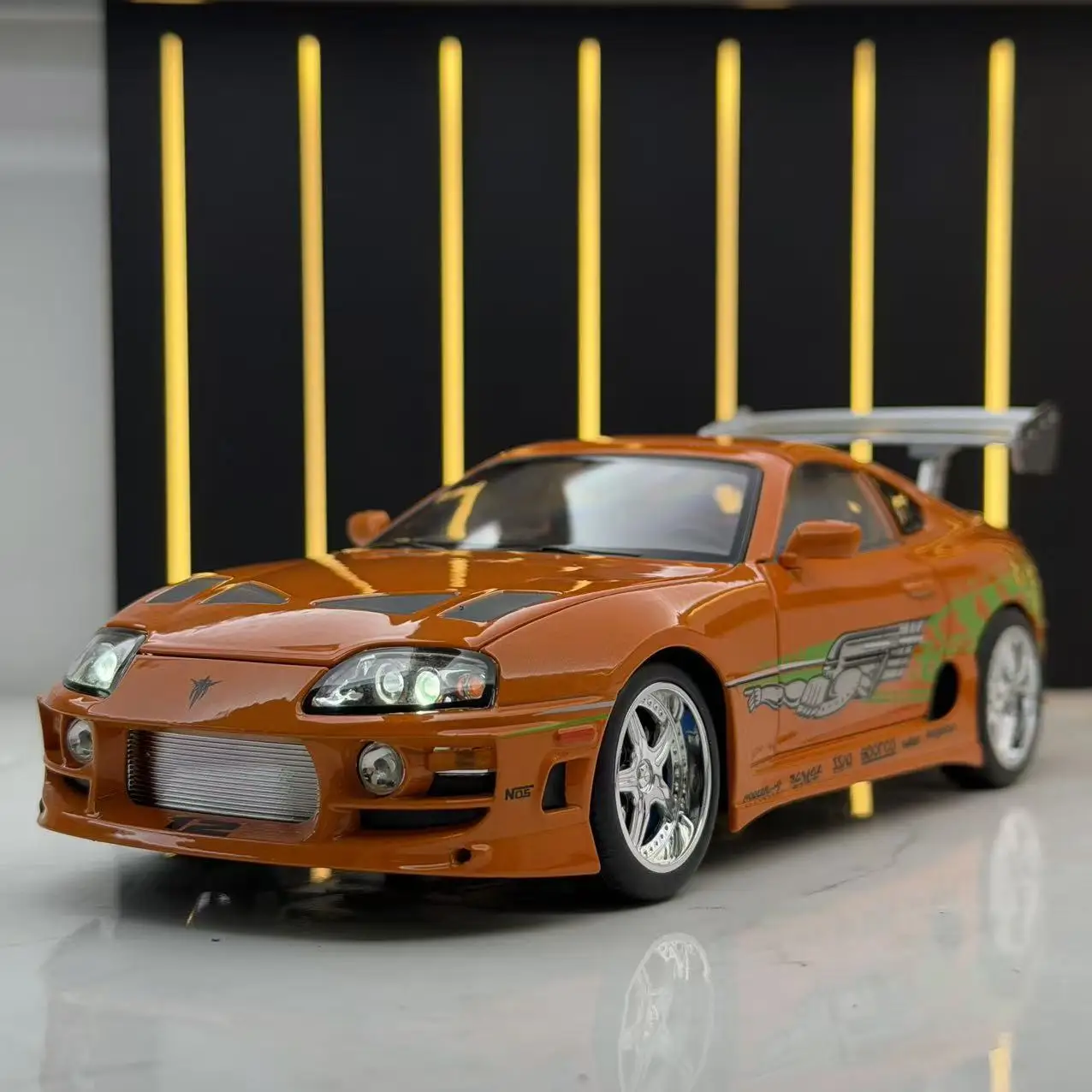 1:24 Supra A80 MK4 TRD 3000GT Diecast Car Model, Black Modified Sports Car Alloy Collectible Toy Vehicle Gift
1:24 Supra A80 MK4 TRD 3000GT Diecast Car Model, Black Modified Sports Car Alloy Collectible Toy Vehicle Gift