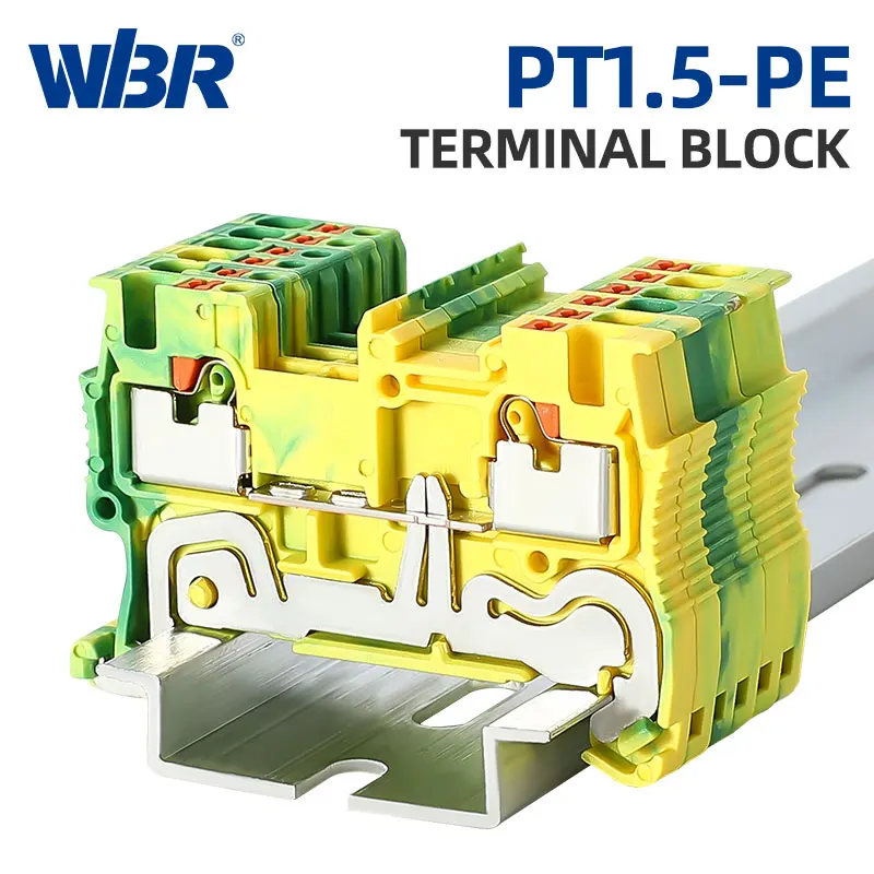 PT1.5 -PE Ground Wire Push in Wiring Connector DIN Rail Terminal Blocks Wire Electrical Connector Terminals
PT1.5 -PE Ground Wire Push in Wiring Connector DIN Rail Terminal Blocks Wire Electrical Connector Terminals