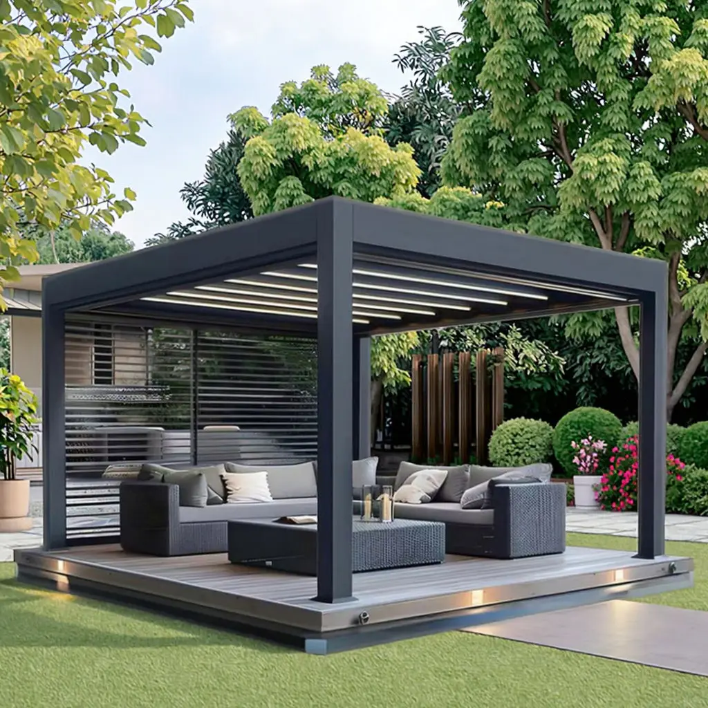 3x3 3x4 4x6m Customized Personalized Aluminum Pavilion High Quality Outdoor Suitable for Barbecue Pergola Rectangular Gazebo
3x3 3x4 4x6m Customized Personalized Aluminum Pavilion High Quality Outdoor Suitable for Barbecue Pergola Rectangular Gazebo