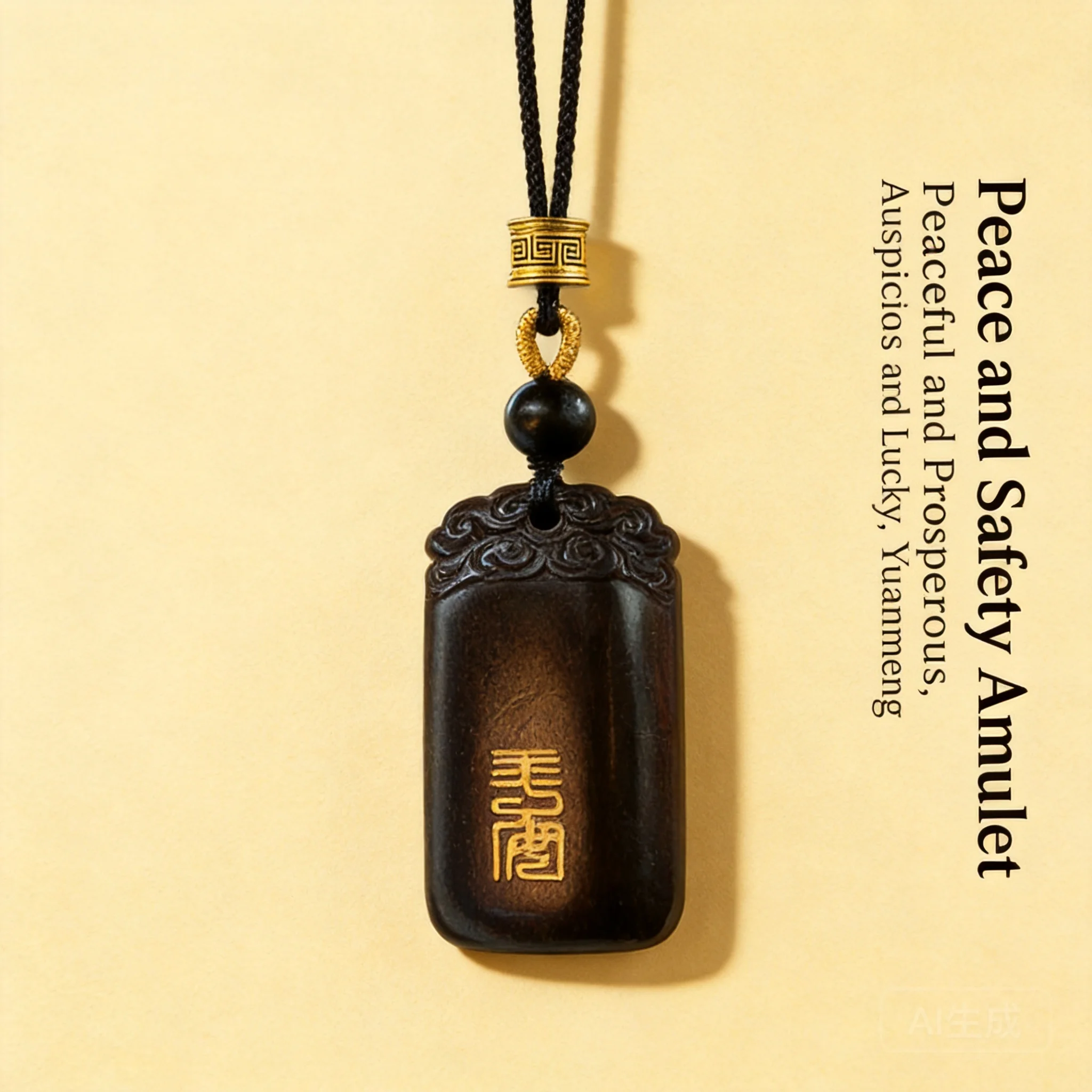 Traditional Chinese Sandalwood Peace Blessing Lucky Car Pendant Rearview Mirror Hanging Ornament Fortune Safety Amulet Car Decor
Traditional Chinese Sandalwood Peace Blessing Lucky Car Pendant Rearview Mirror Hanging Ornament Fortune Safety Amulet Car Decor