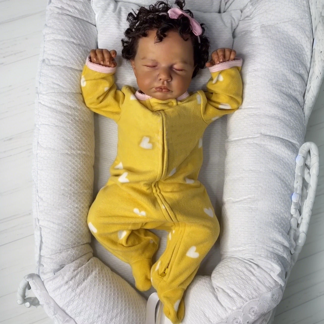 50 CM Asleep Reborn Baby Doll Toy For Girl Black Brown Skin Vinly Limbs Cloth Body Doll Fashion Birthday Gift Play House Toy
50 CM Asleep Reborn Baby Doll Toy For Girl Black Brown Skin Vinly Limbs Cloth Body Doll Fashion Birthday Gift Play House Toy