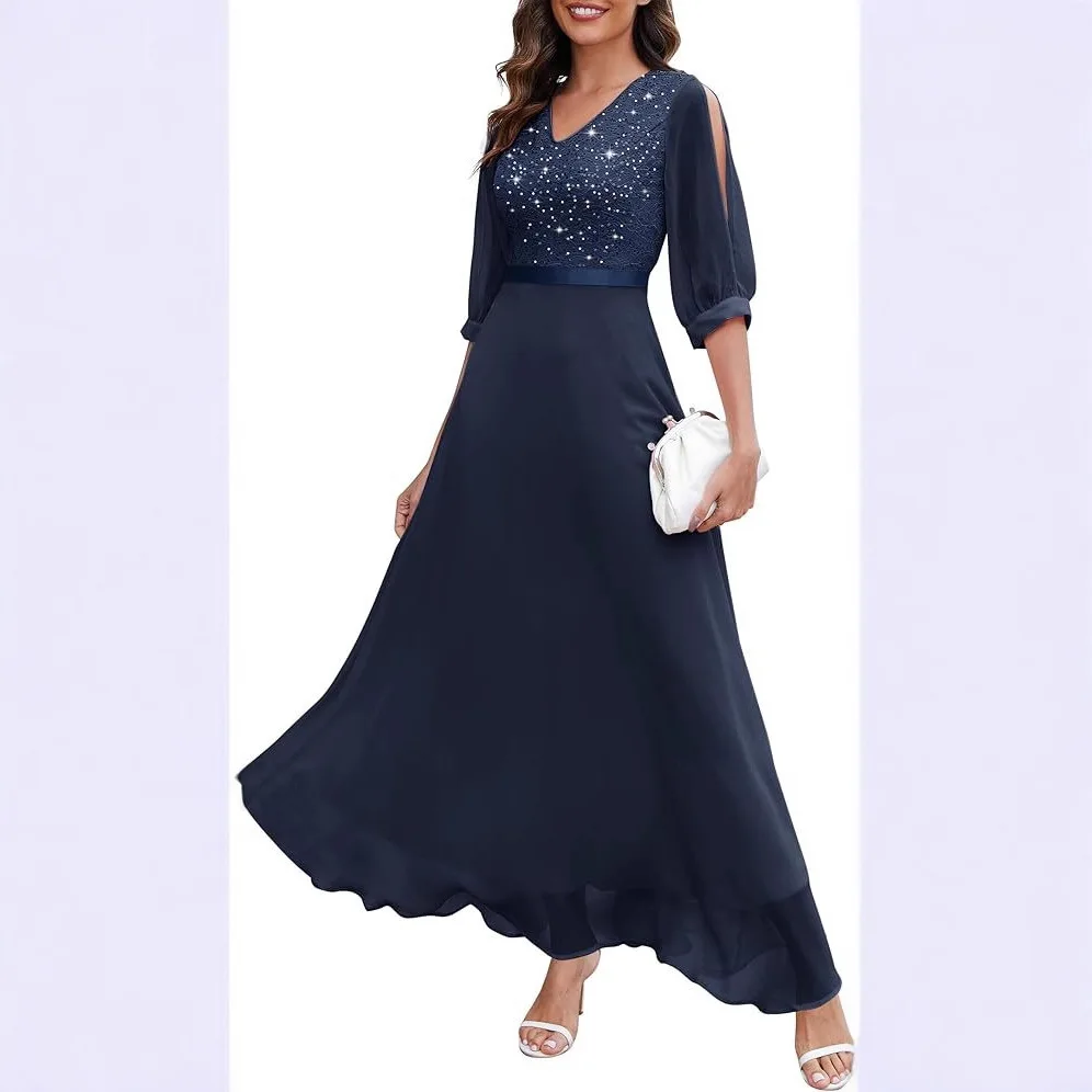 Spring round Neck Sleeveless Waist-Cinching Party Dress Cross-Border Elastic Waist Synthetic Fiber Daily Wear Celebration Gown
Spring round Neck Sleeveless Waist-Cinching Party Dress Cross-Border Elastic Waist Synthetic Fiber Daily Wear Celebration Gown