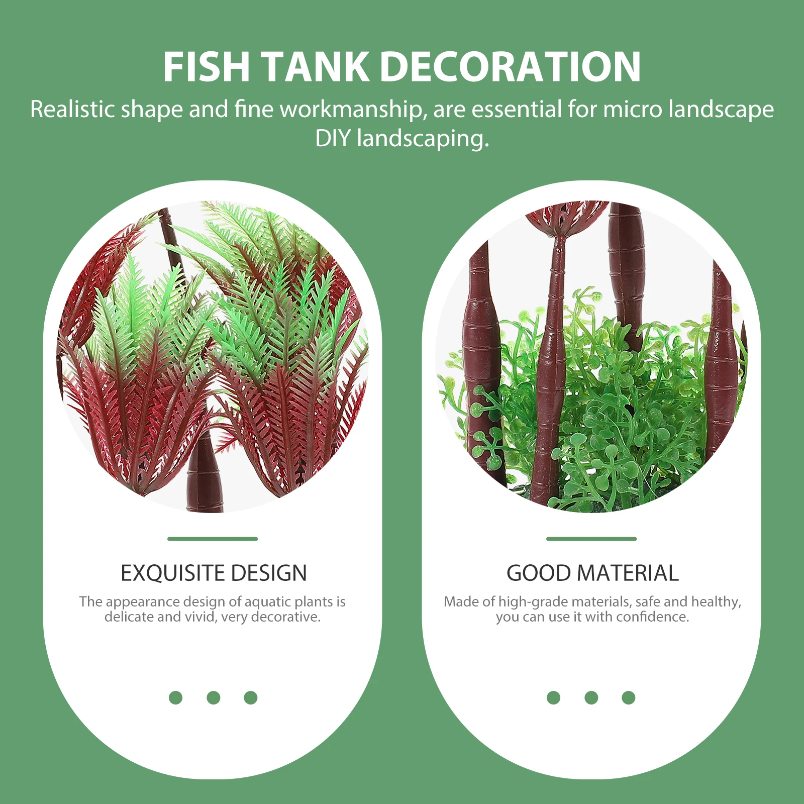 Plastic Fish Tank Plants Decorative Aquarium Fake Plant for Family Office Desktop Decor Elegant Room Natural Flavor Water
Plastic Fish Tank Plants Decorative Aquarium Fake Plant for Family Office Desktop Decor Elegant Room Natural Flavor Water