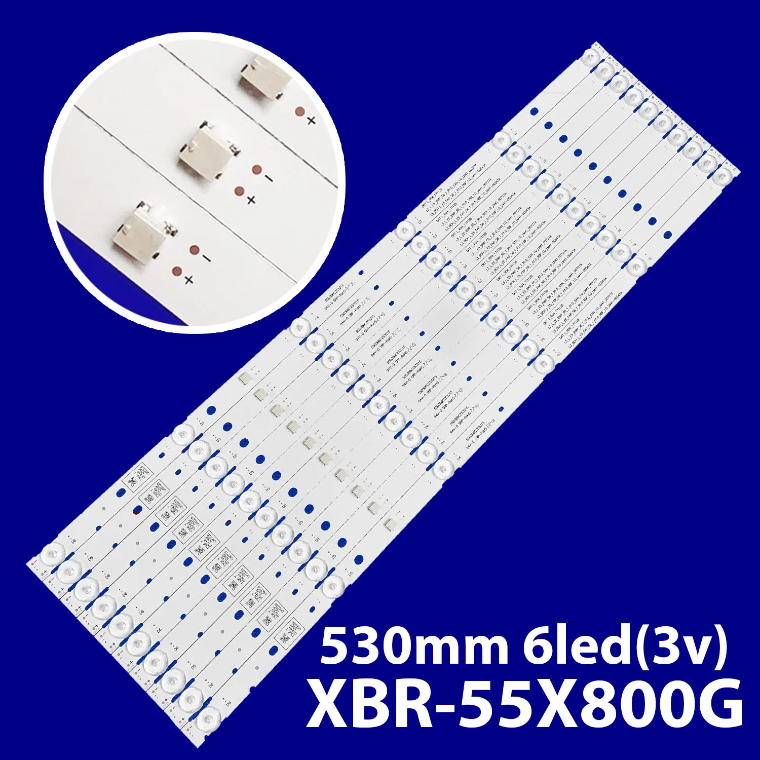 LED strip for KD-55XG7077 KD-55X7052 KD-55XG8096 YM9S055CNO01 XBR55X800G XBR-55X800G KD-55XF7596 KD-55X750H LM41-00727A
LED strip for KD-55XG7077 KD-55X7052 KD-55XG8096 YM9S055CNO01 XBR55X800G XBR-55X800G KD-55XF7596 KD-55X750H LM41-00727A