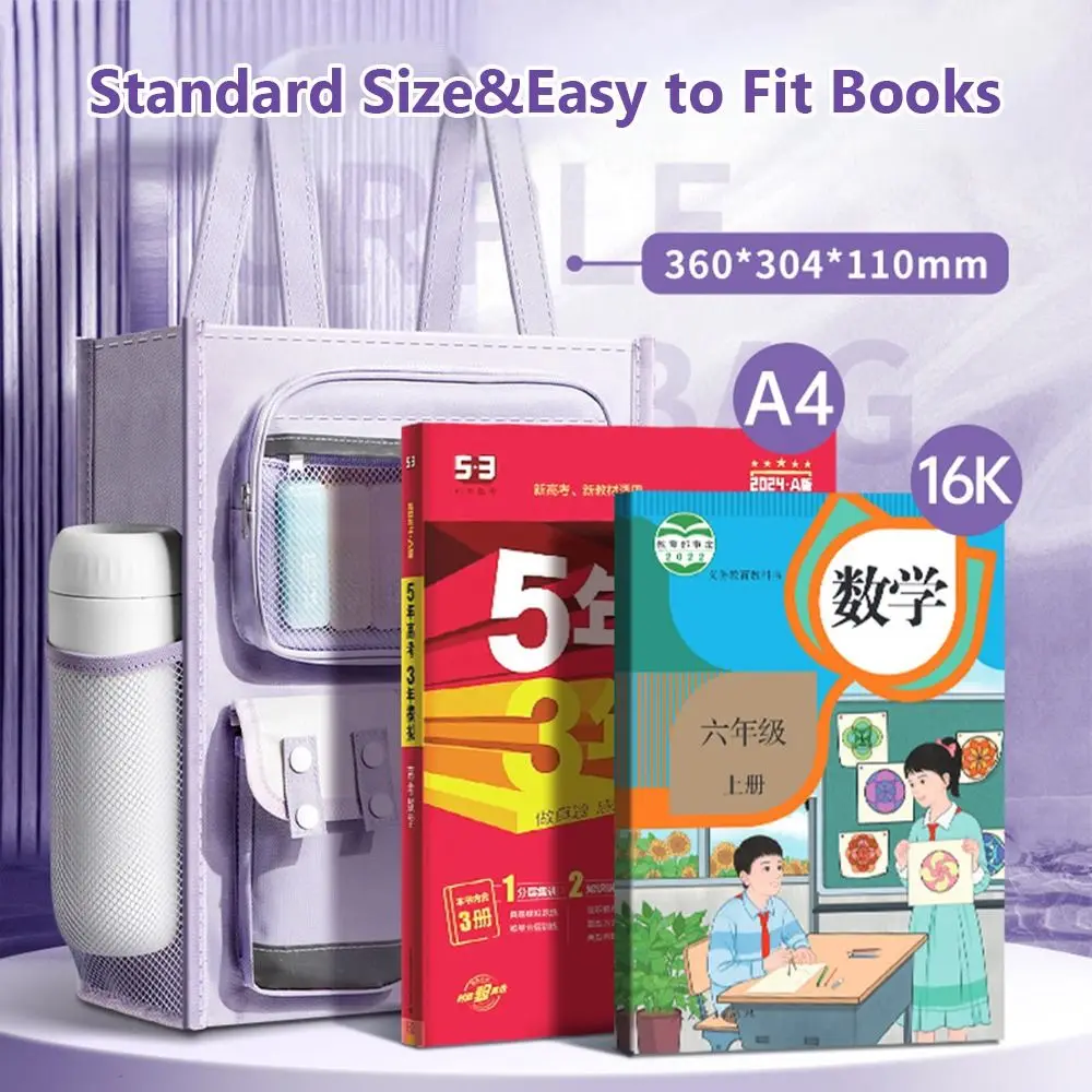 Simpe Canvas Tutorial Bag Seven Layers With Reflective Strip Art Handbag Large Capacity Handheld Books Bag Gift
Simpe Canvas Tutorial Bag Seven Layers With Reflective Strip Art Handbag Large Capacity Handheld Books Bag Gift