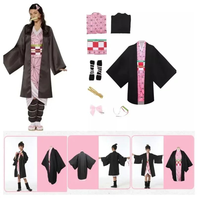 Halloween Anime Kamado Nezuko Cosplay Costume Kimono Cosplay Carnival Women Outfit
Halloween Anime Kamado Nezuko Cosplay Costume Kimono Cosplay Carnival Women Outfit
