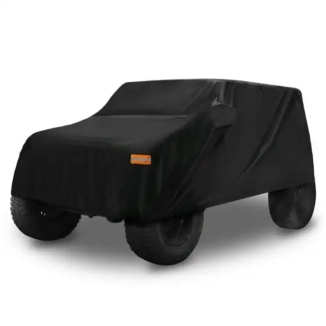 Уникальный автомобильный чехол для Jeep Wrangler JK JL, 2-дверный 07-21 210D, защита от солнца и дождя
Уникальный автомобильный чехол для Jeep Wrangler JK JL, 2-дверный 07-21 210D, защита от солнца и дождя