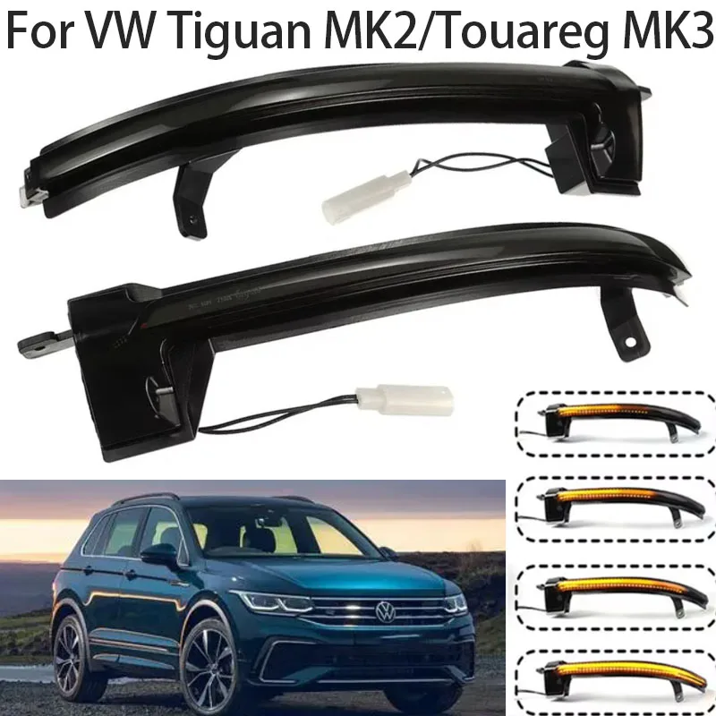 For VW Tiguan MK2/Touareg MK3 2017-2020 LED Dynamic Side Mirror Turn Signal Flowing Blinker Indicator Yellow Light Black Housing
For VW Tiguan MK2/Touareg MK3 2017-2020 LED Dynamic Side Mirror Turn Signal Flowing Blinker Indicator Yellow Light Black Housing