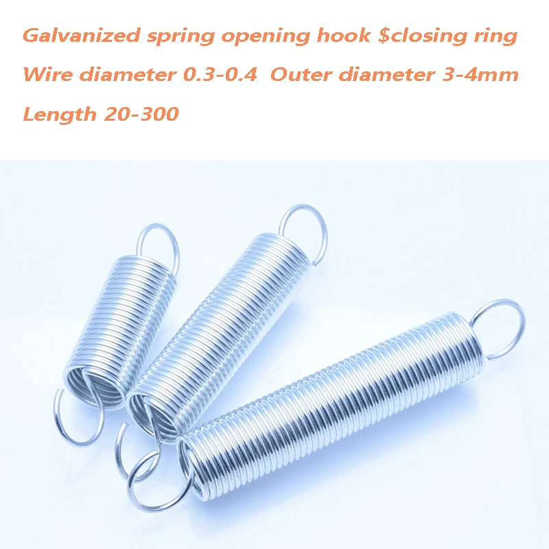 5~15 Stainless Steel Open S Hook Tension Spring Tensile Springs Galvanized Stretching Spring Wire Diameter 0.8mm Length 15~310mm
5~15 Stainless Steel Open S Hook Tension Spring Tensile Springs Galvanized Stretching Spring Wire Diameter 0.8mm Length 15~310mm