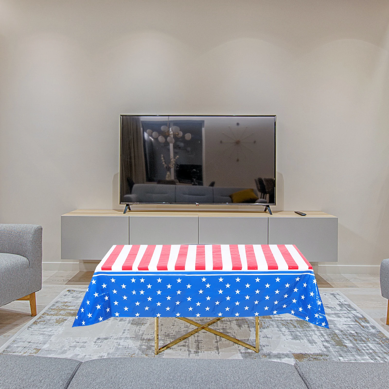 Disposable Tablecloth 137x274cm Patriotic Theme Large Size 4th Of July Party Decoration Independence Day Cover
Disposable Tablecloth 137x274cm Patriotic Theme Large Size 4th Of July Party Decoration Independence Day Cover
