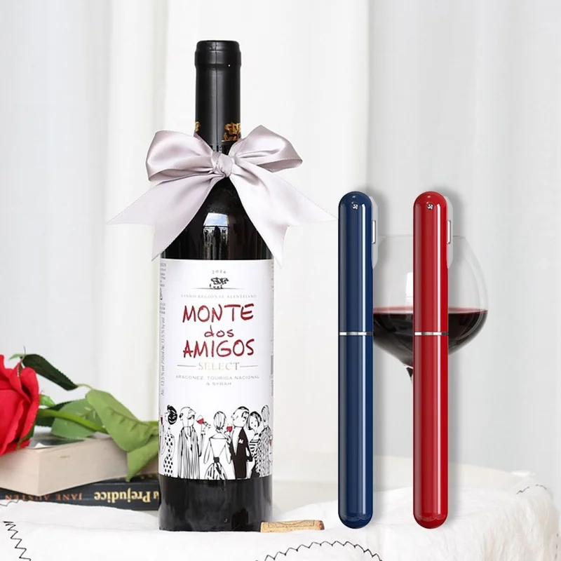 Manual Pneumatic Red Wine Bottle Opener with Unique Pen Design for Easy Use at Home
Manual Pneumatic Red Wine Bottle Opener with Unique Pen Design for Easy Use at Home