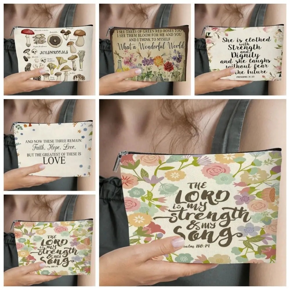 Hot Sale Encouragement Words Makeup Bag Floral with Zipper Storage Bag Lightweight Reusable Toiletries Organizer Makeup Storage
Hot Sale Encouragement Words Makeup Bag Floral with Zipper Storage Bag Lightweight Reusable Toiletries Organizer Makeup Storage