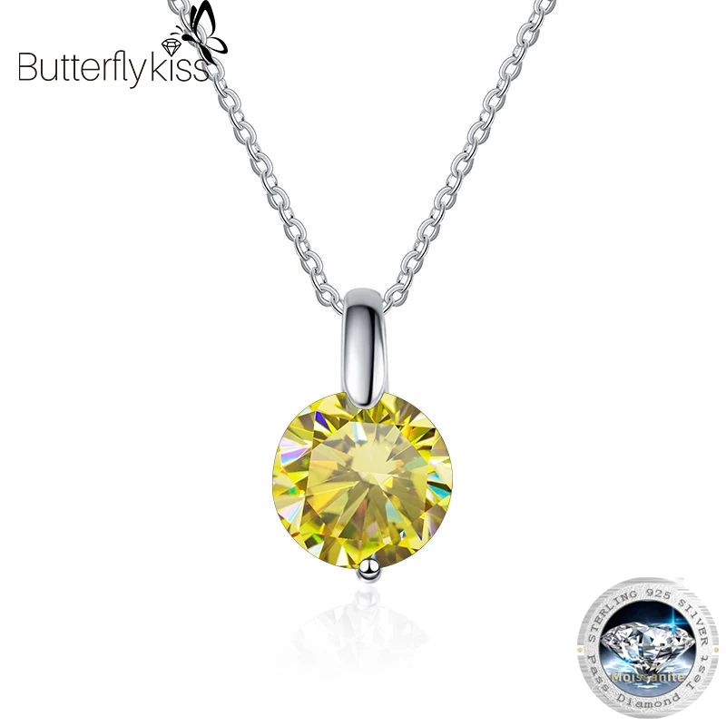 Butterflykiss 1/2/3 Carat Real Moissanite Pendant Necklace For Women Top Quality S925 Silver Wedding Party Bridal Fine Jewelry
Butterflykiss 1/2/3 Carat Real Moissanite Pendant Necklace For Women Top Quality S925 Silver Wedding Party Bridal Fine Jewelry