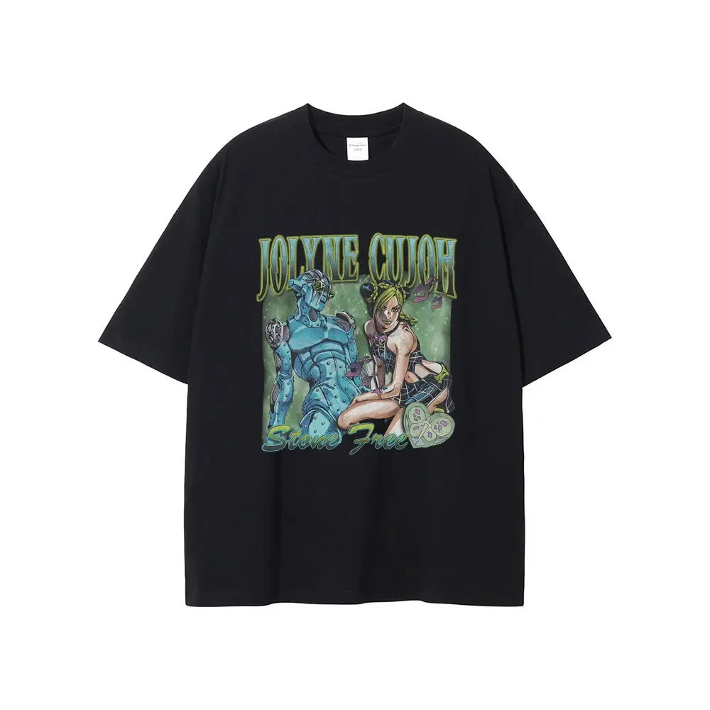 MangaJoJos Bizarre Adventure Jolyne Cujoh Stone Ocean футболка с принтом для женщин повседневная винтажная футболка с короткими рукавами
MangaJoJos Bizarre Adventure Jolyne Cujoh Stone Ocean футболка с принтом для женщин повседневная винтажная футболка с короткими рукавами