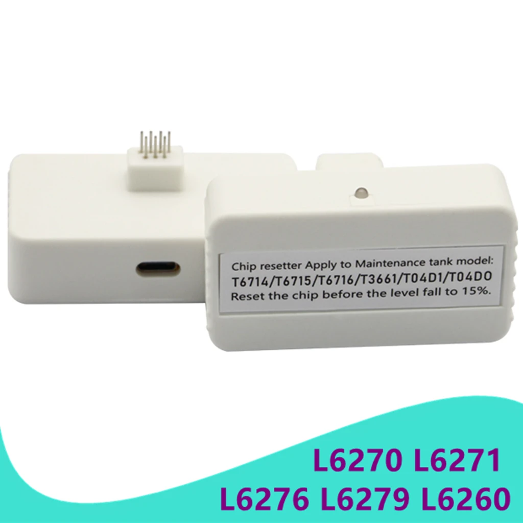 Maintenance Box Resetter For Epson L6270 L6271 L6276 L6279 L6260 L14158 Printer T04D1 Waste Ink Tank Decode
Maintenance Box Resetter For Epson L6270 L6271 L6276 L6279 L6260 L14158 Printer T04D1 Waste Ink Tank Decode