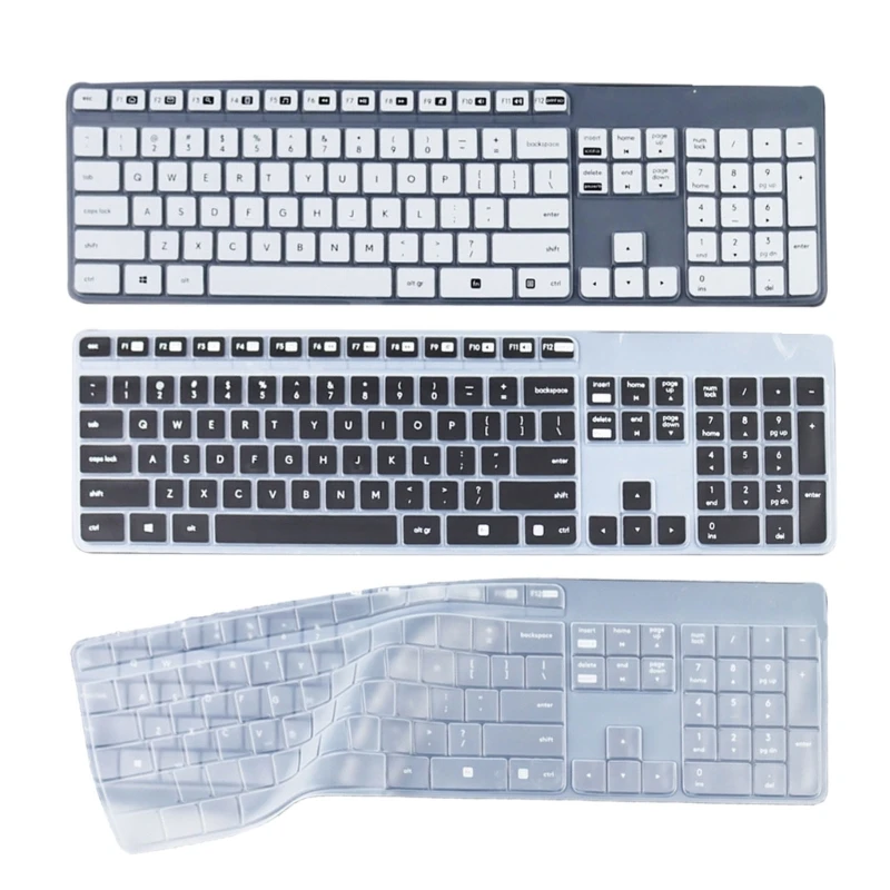 Laptop Keyboards Cover Protectors for K235 K375 MK235 MK315 Silicone Keyboards Film Transparents Skin Protective Accessories
Laptop Keyboards Cover Protectors for K235 K375 MK235 MK315 Silicone Keyboards Film Transparents Skin Protective Accessories