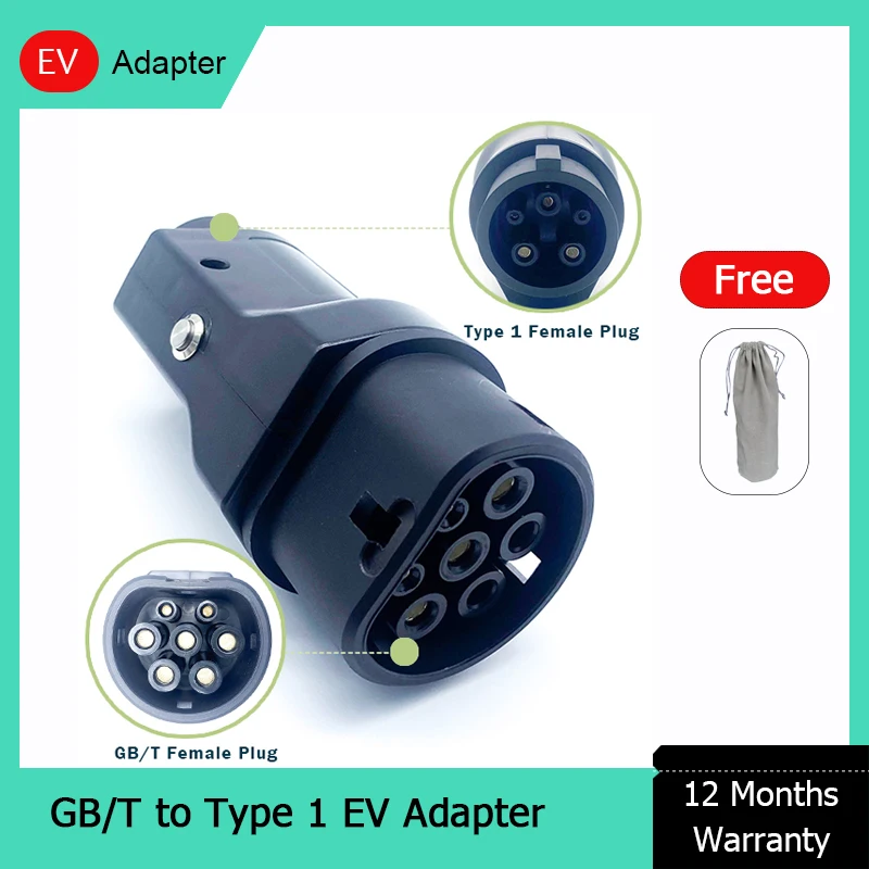 32A 7.2KW GB/T to Type 1 Adapter Female Plug Charging Converter For J1772 Electric Cars GBT to Type1 Charging Adapter Accessory
32A 7.2KW GB/T to Type 1 Adapter Female Plug Charging Converter For J1772 Electric Cars GBT to Type1 Charging Adapter Accessory