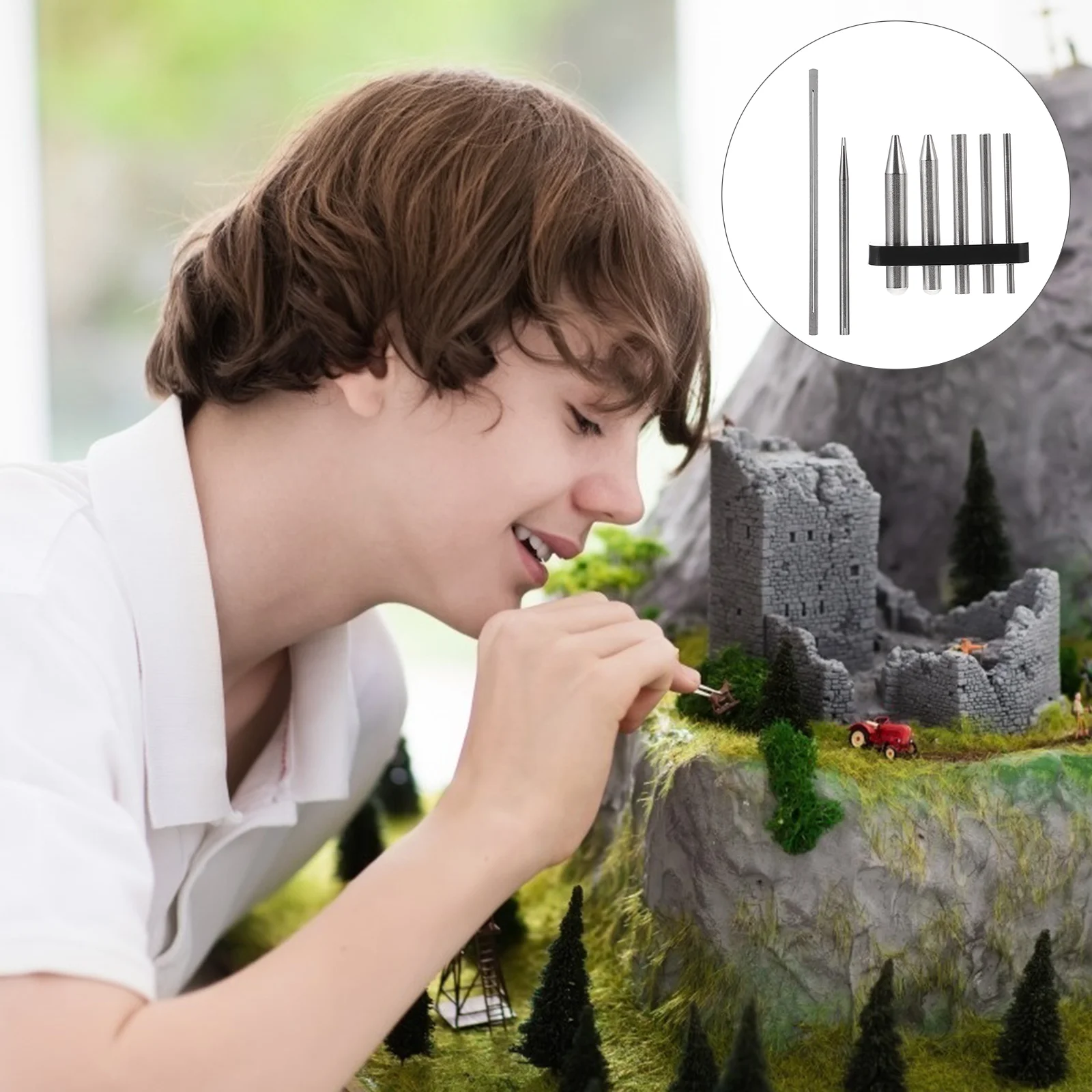 7pcs Practical 3D Metal Jigsaw Puzzles Model Kits Assembling Bending Tools DIY 3D Metal Jigsaw Tool DIY Metal Puzzles Tool Kit
7pcs Practical 3D Metal Jigsaw Puzzles Model Kits Assembling Bending Tools DIY 3D Metal Jigsaw Tool DIY Metal Puzzles Tool Kit