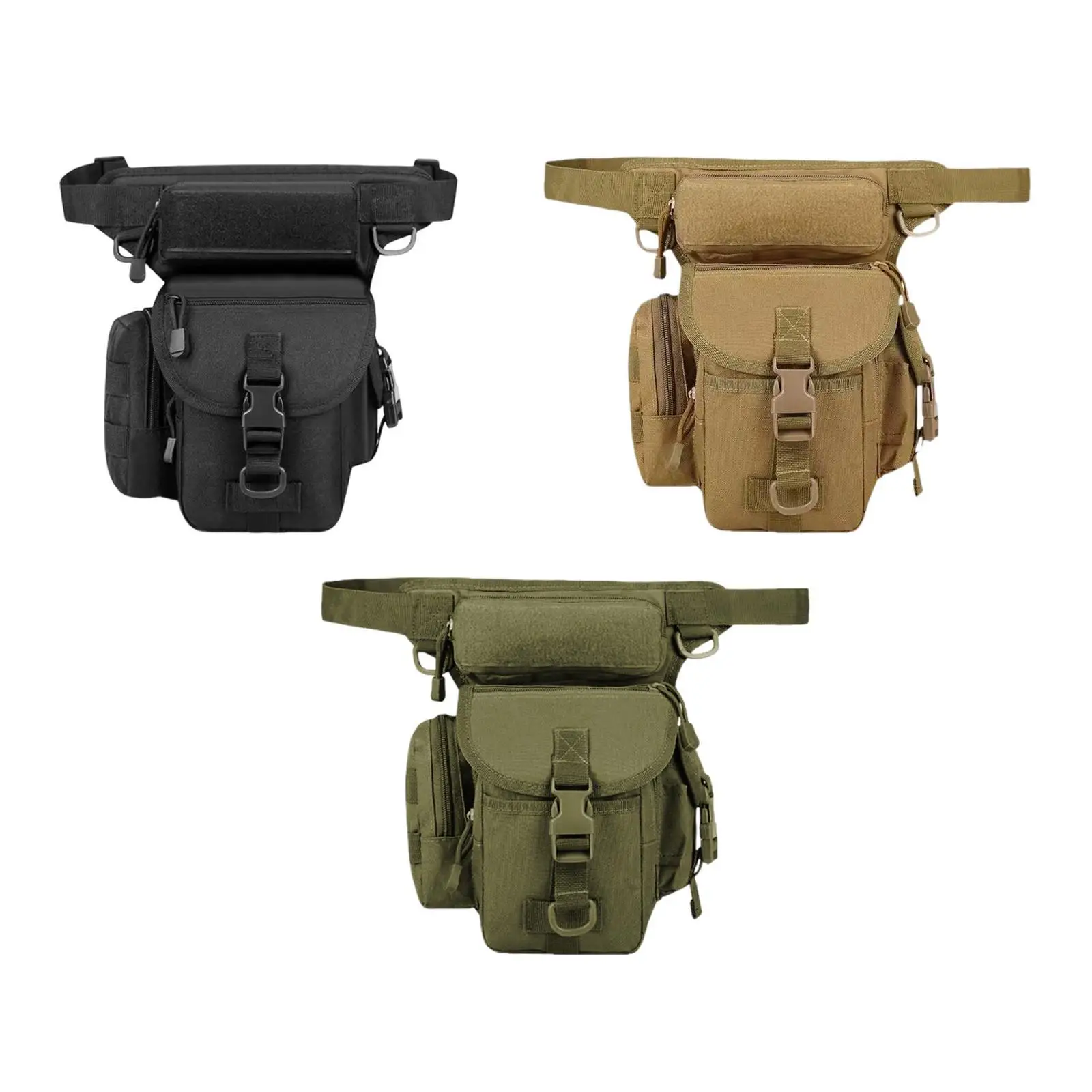 Сумка для ног из ткани Оксфорд, многофункциональная поясная сумка для дорожной сумки, рыбалки, пешего туризма 
Сумка для ног из ткани Оксфорд, многофункциональная поясная сумка для дорожной сумки, рыбалки, пешего туризма