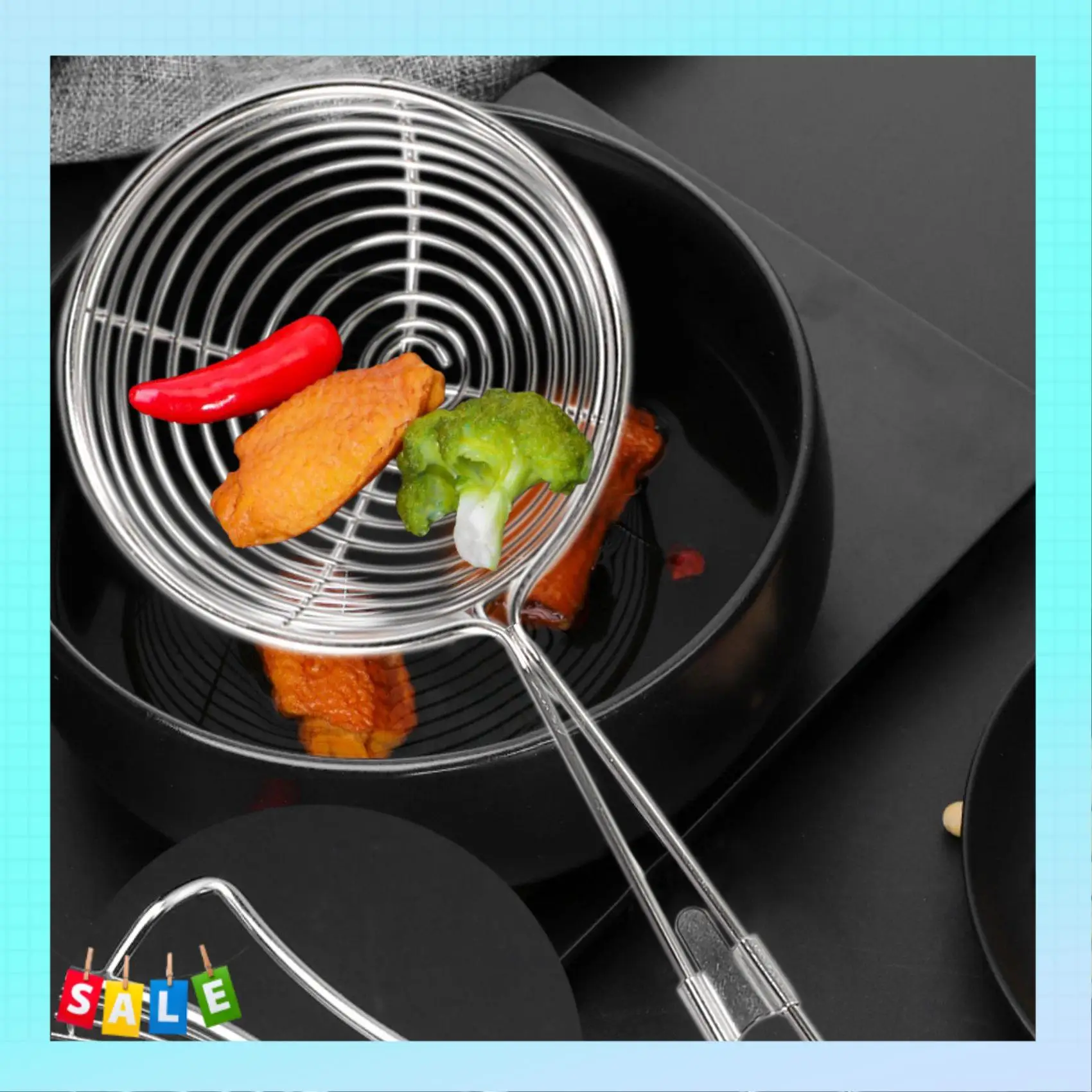 A56X 3-Piece Set Of Round Hot Pot Strainer-Stainless Steel Asian Shabu-Shabu-Shabu Spider Skimming Spoon Set, Mesh Spoon
A56X 3-Piece Set Of Round Hot Pot Strainer-Stainless Steel Asian Shabu-Shabu-Shabu Spider Skimming Spoon Set, Mesh Spoon
