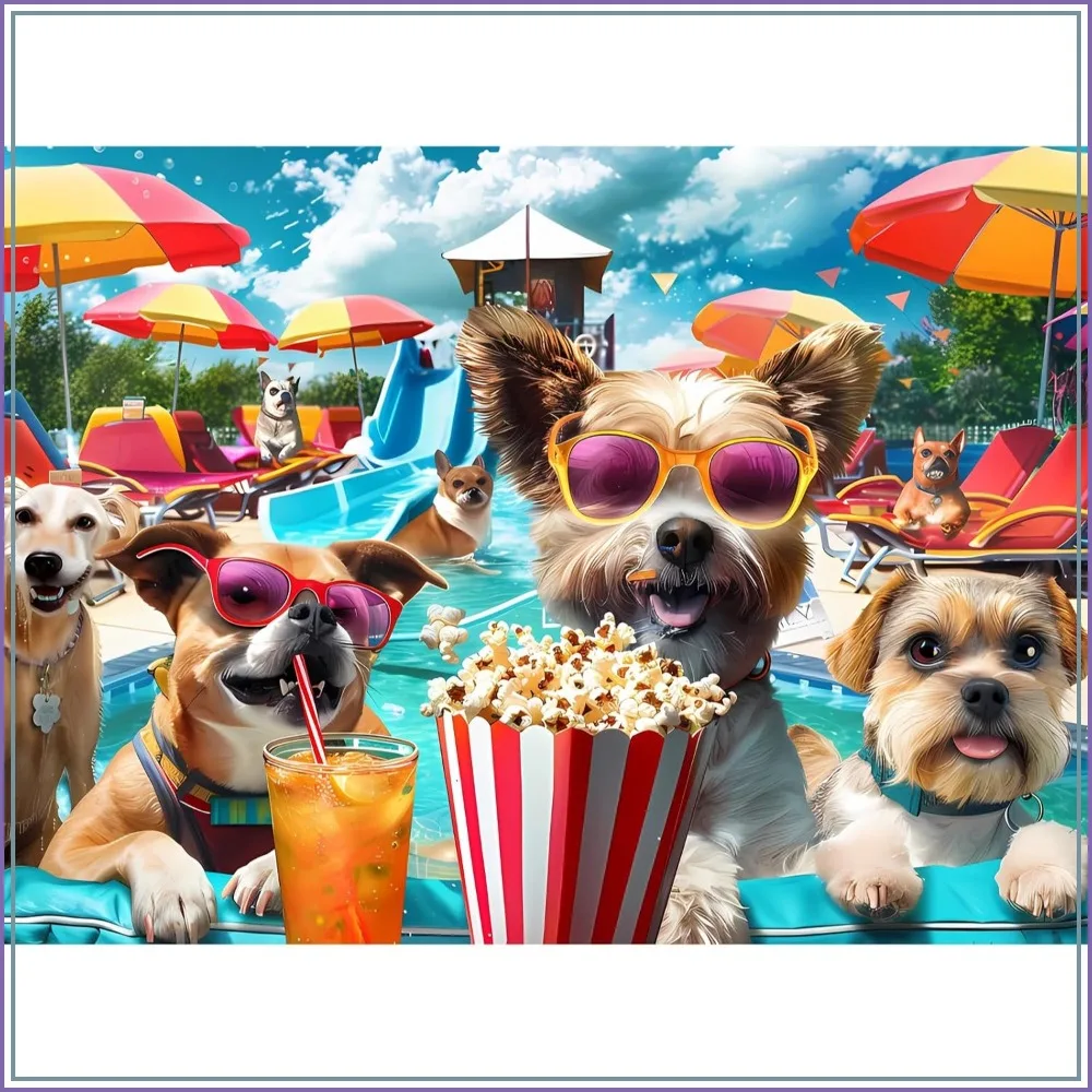 300 Piece Jigsaw Puzzle: Fun at the Amusement Park Dog Puzzles, Funny Puppy Jigsaw, Animal Lover Challenging Puzzles for Game Nights Gifts
300 Piece Jigsaw Puzzle: Fun at the Amusement Park Dog Puzzles, Funny Puppy Jigsaw, Animal Lover Challenging Puzzles for Game Nights Gifts