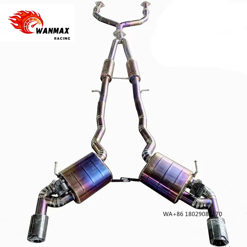 High-Performance Catback Exhaust System for Q50 3.7L V6 & VR30 3.0T Twin Turbo Titanium Valved With Quad Tips
High-Performance Catback Exhaust System for Q50 3.7L V6 & VR30 3.0T Twin Turbo Titanium Valved With Quad Tips