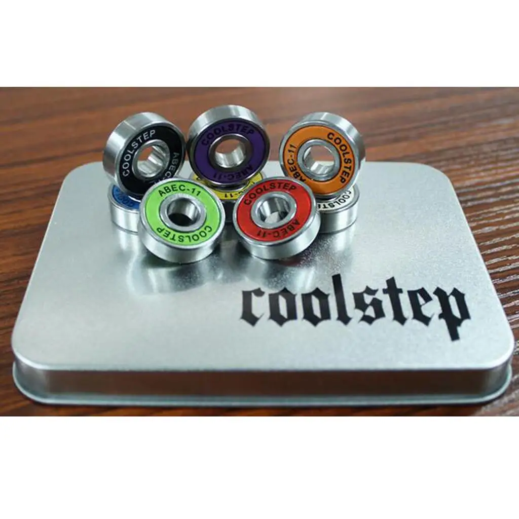 Inline and Roller Skates Bearings ABEC-11 High Speed Chrome Steel 8pcs for Skateboard Scooter Replacement
Inline and Roller Skates Bearings ABEC-11 High Speed Chrome Steel 8pcs for Skateboard Scooter Replacement