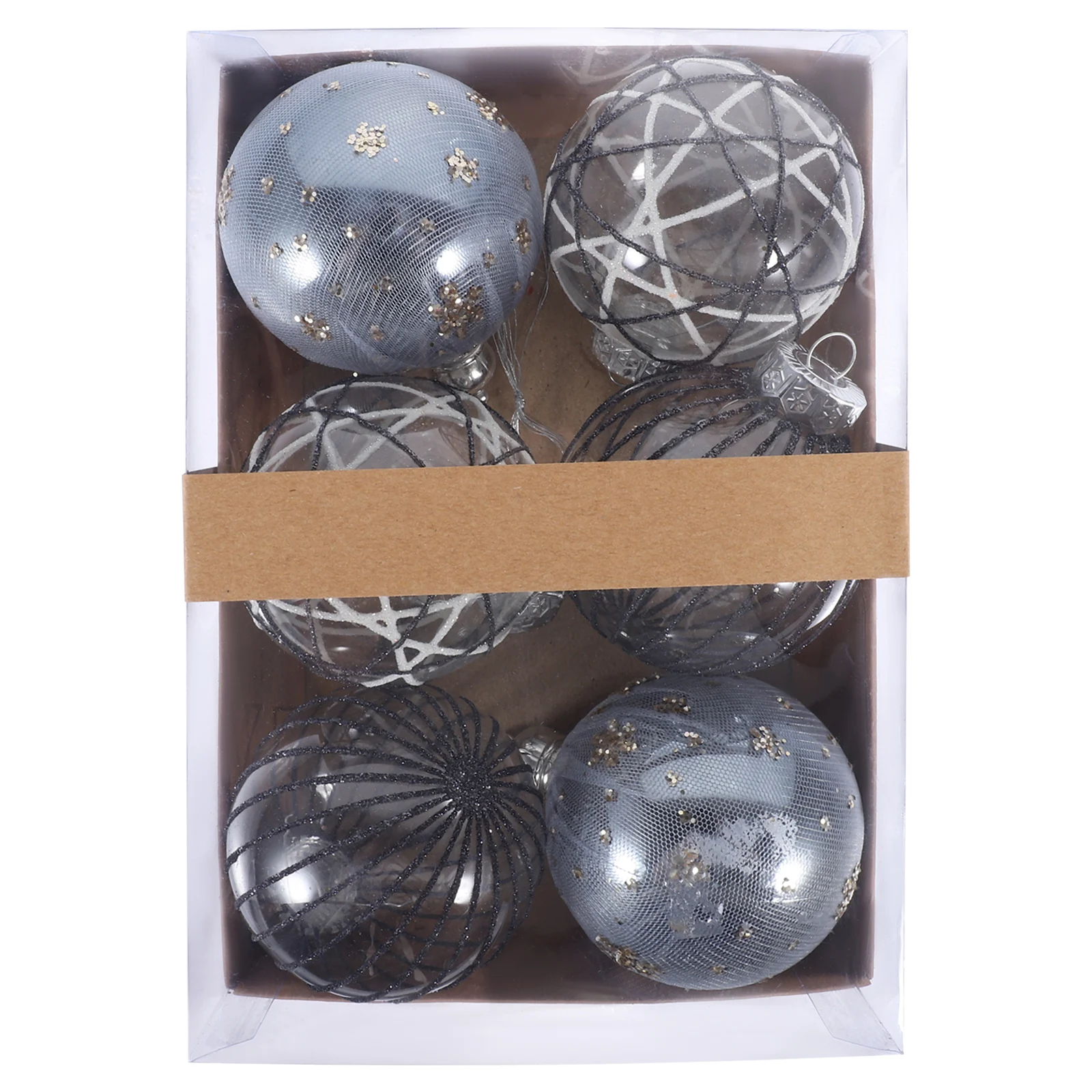6 Pcs Christmas Balls 8cm Color Clear naments Plastic Hanging Decorations for Tree Pendant Holiday Props
6 Pcs Christmas Balls 8cm Color Clear naments Plastic Hanging Decorations for Tree Pendant Holiday Props