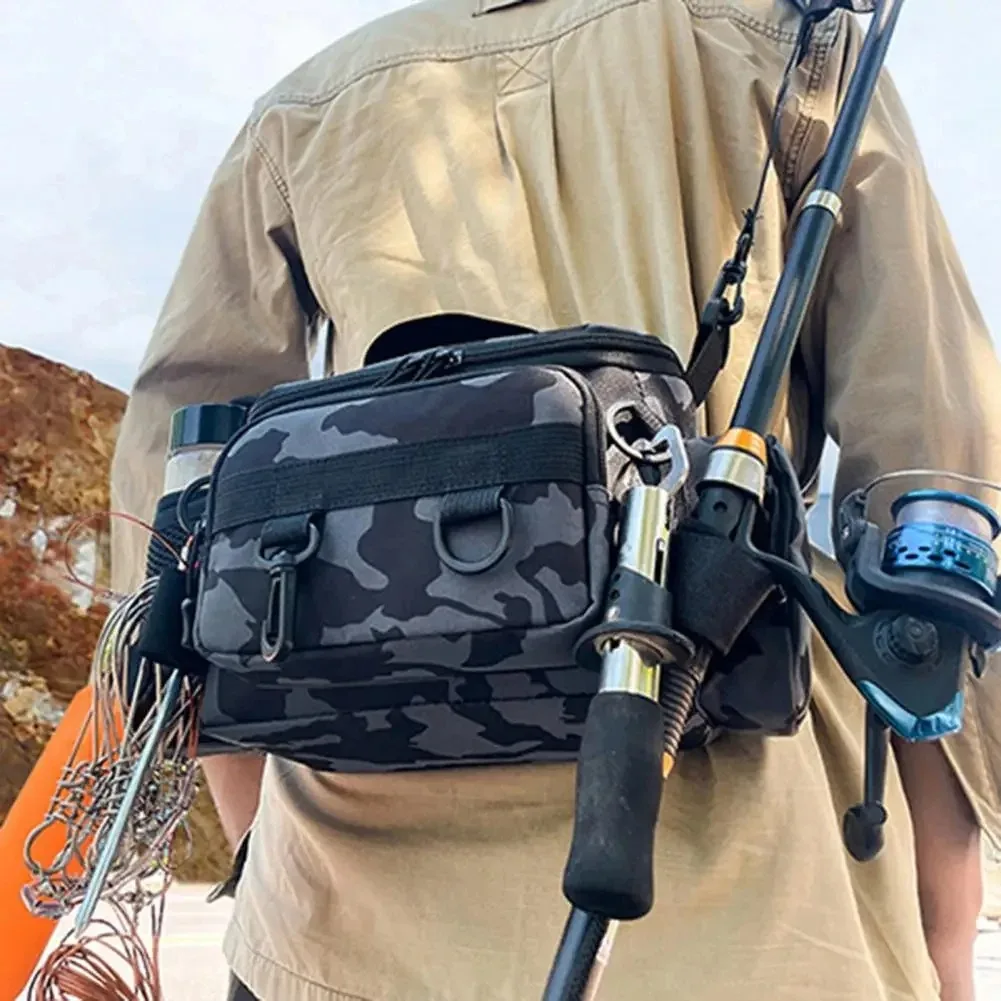 Fishing Tackle, Shoulder Crossbody Bag, Utility Storage Accessories, Portable Fishing Rod Holder, Outdoor Camping Sports Bag
Fishing Tackle, Shoulder Crossbody Bag, Utility Storage Accessories, Portable Fishing Rod Holder, Outdoor Camping Sports Bag