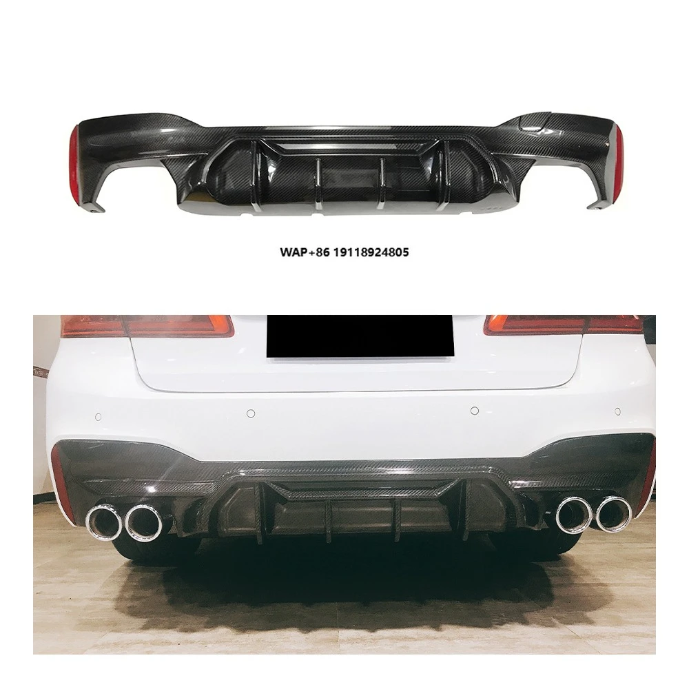 G30 G38 Dry Carbon Fiber Body Kit Rear Bumper Lip Rear Diffuser Spoiler Competition Style for B-mw 5 Series G30 G38 2017
G30 G38 Dry Carbon Fiber Body Kit Rear Bumper Lip Rear Diffuser Spoiler Competition Style for B-mw 5 Series G30 G38 2017