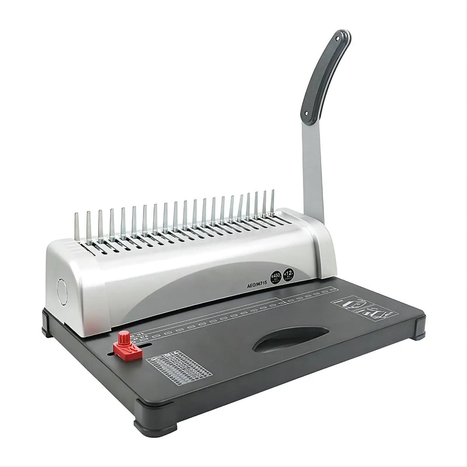 Guaranteed Quality Rubber Ring Binding Machine 21 Holes Comb Book Binding Machine for Office
Guaranteed Quality Rubber Ring Binding Machine 21 Holes Comb Book Binding Machine for Office