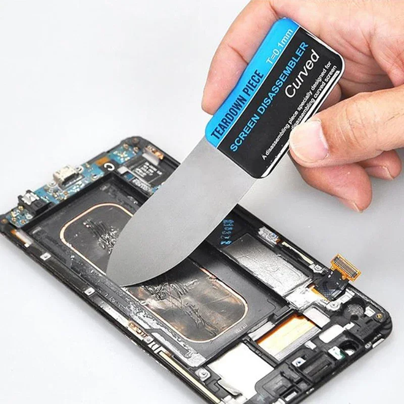 1pc Steel Metal Mobile Phone Curved LCD Screen Spudger Opening Pry Card Tools Ultra Thin Flexible Mobile Phone Disassemble Tool
1pc Steel Metal Mobile Phone Curved LCD Screen Spudger Opening Pry Card Tools Ultra Thin Flexible Mobile Phone Disassemble Tool