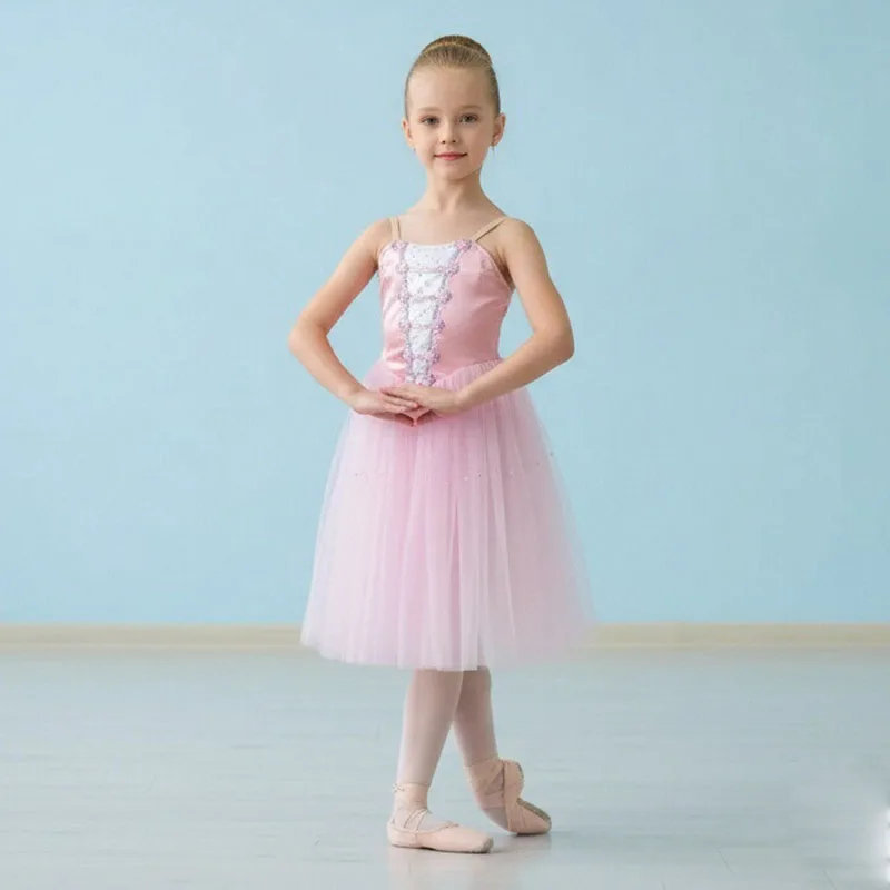 Kids Romantic Long Ballet Dress Girls Sequins Tassel Modern Dance Tutu Stage Wear Princess Costume for Children
Kids Romantic Long Ballet Dress Girls Sequins Tassel Modern Dance Tutu Stage Wear Princess Costume for Children