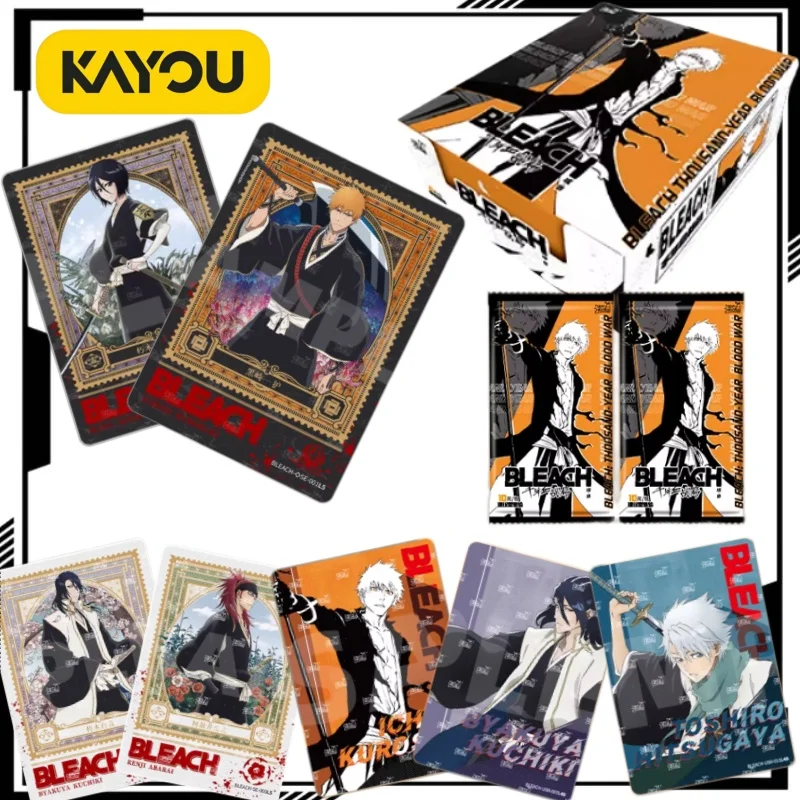 KAYOU BLEACH Thousand-Year Blood War Collection Cards Cartoon Kurosaki Ichigo Card Collection Display Holiday Gift Trendy Toy
KAYOU BLEACH Thousand-Year Blood War Collection Cards Cartoon Kurosaki Ichigo Card Collection Display Holiday Gift Trendy Toy