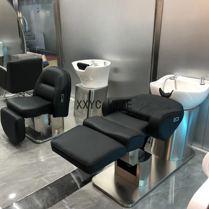 Equipment Makeup Shampoo Chairs Head Spa Massage Luxury Barber Shop Shampoo Chairs Stool Fotel Fryzjerski Furniture QF50SC
Equipment Makeup Shampoo Chairs Head Spa Massage Luxury Barber Shop Shampoo Chairs Stool Fotel Fryzjerski Furniture QF50SC