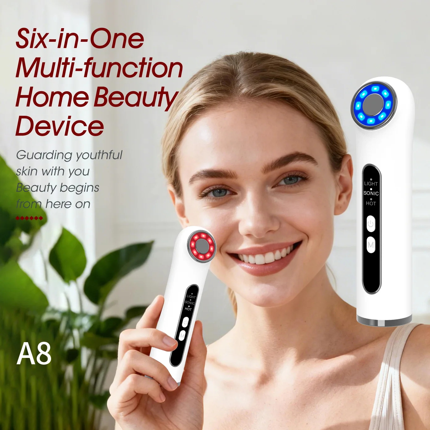 3 Color LED Portable Facial Lifting Vibration Skin Rejuvenation Beauty Machine
3 Color LED Portable Facial Lifting Vibration Skin Rejuvenation Beauty Machine