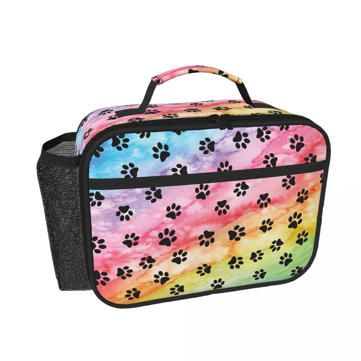 Rainbow Pup Paw Dark Print Insulated Lunch Bag for Women Children Portable Food Boxes Thermal Lunch Box Tote
Rainbow Pup Paw Dark Print Insulated Lunch Bag for Women Children Portable Food Boxes Thermal Lunch Box Tote