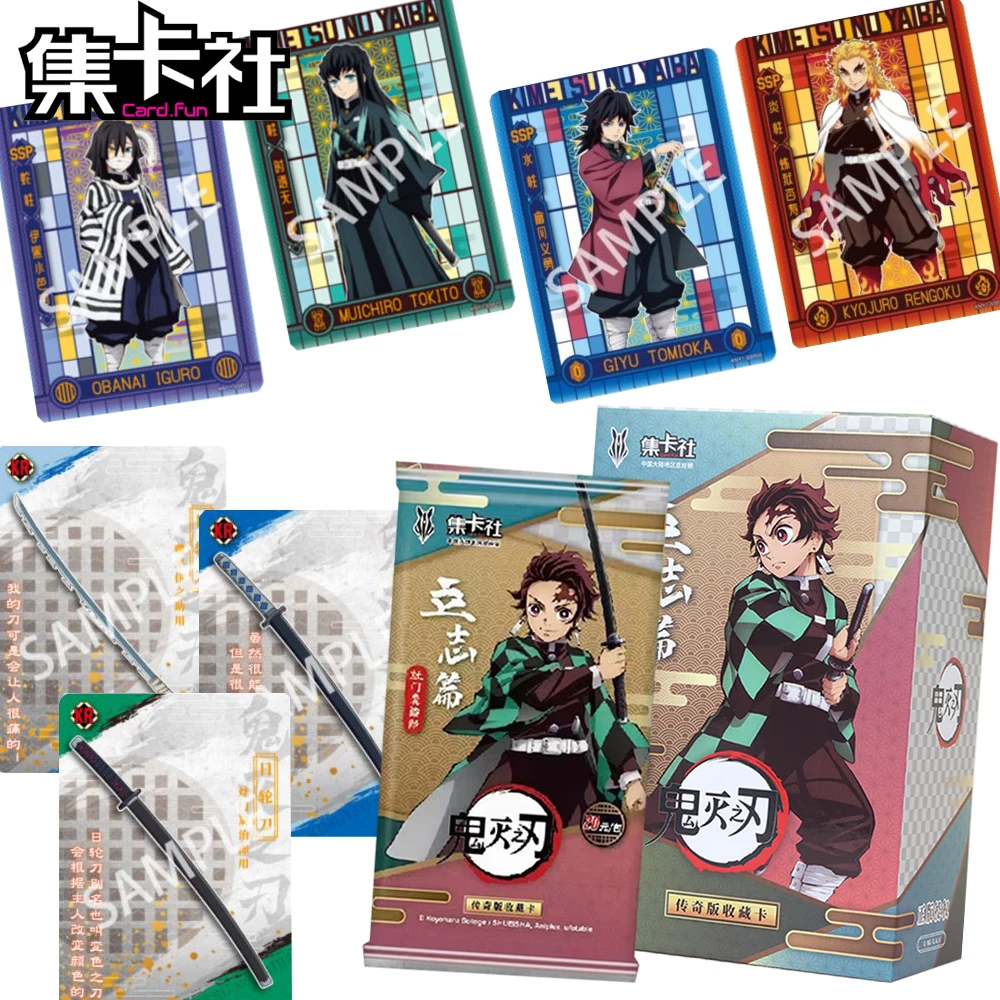 Original Card.fun Demon Slayer Cards Highly Rated Popular Anime Works Personality Characters Cards Table Playing Toys for Family
Original Card.fun Demon Slayer Cards Highly Rated Popular Anime Works Personality Characters Cards Table Playing Toys for Family