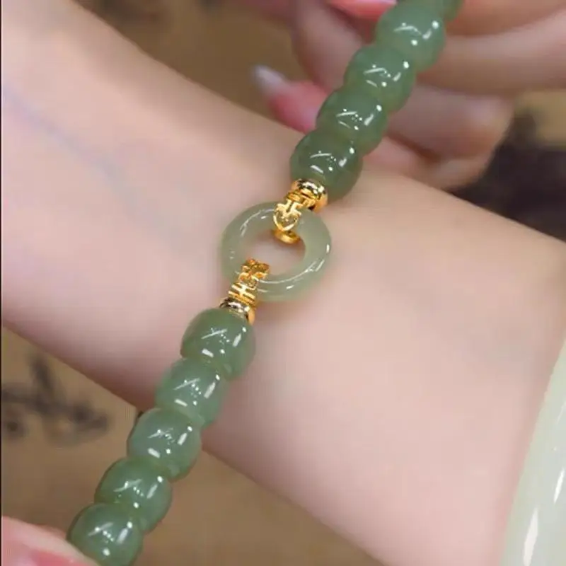 Natural Jade Ring 1Pcs Green Vintage Agate Bracelet Luxury Jewelry Talisman For Women Men Anniversary Present
Natural Jade Ring 1Pcs Green Vintage Agate Bracelet Luxury Jewelry Talisman For Women Men Anniversary Present