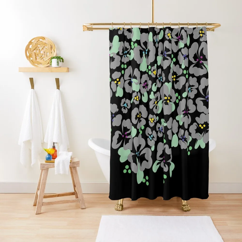 Simple Sweet Grey and Green on Black Shower Curtain Waterproof Shower Shower Sets For Bathroom Cute Curtain
Simple Sweet Grey and Green on Black Shower Curtain Waterproof Shower Shower Sets For Bathroom Cute Curtain