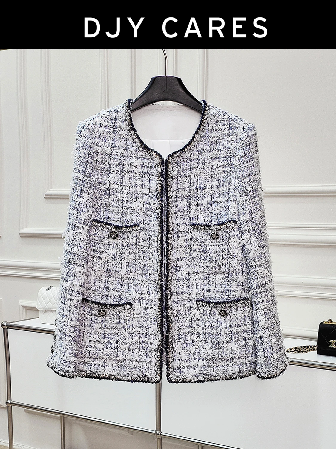 New Bold woolen elegant coat versatile top big size
New Bold woolen elegant coat versatile top big size